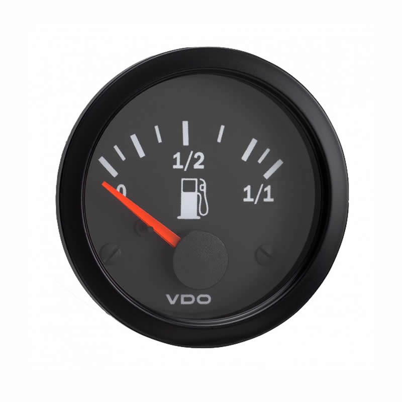 VDO Cockpit Vision Fuel level 90-0.5 Ohm 52mm 12V gauge